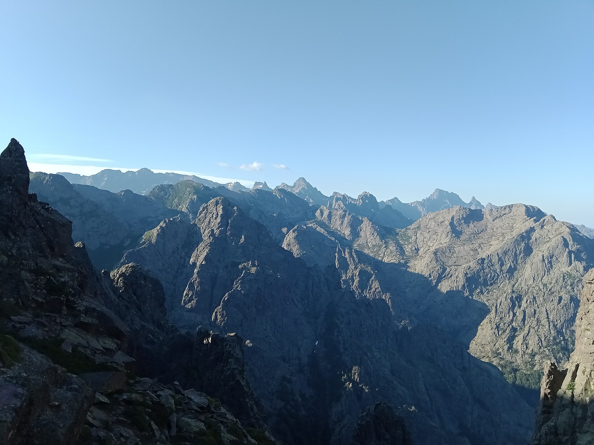 Paysage sur le parcours : GR 20