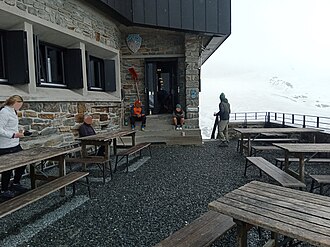 Refuge Albert Ier terrasse