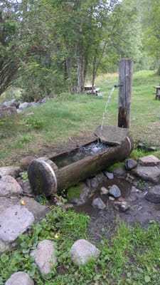 Photo de Fontaine de l'aire de pique nique de l'Iscle